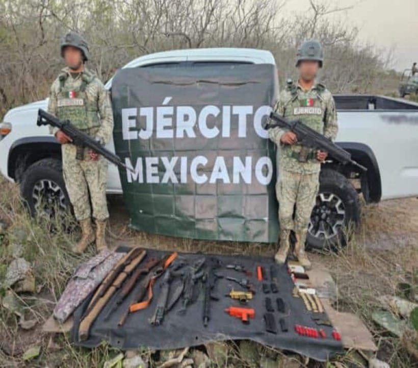 Aseguran vehículo con blindaje artesanal en Soto la Marina Aseguran vehículo con blindaje artesanal en Soto la Marina