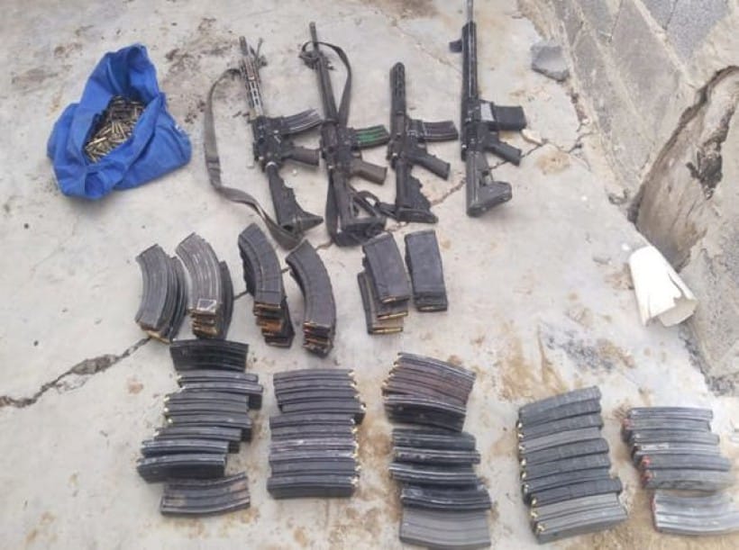 Aseguran vehículo con blindaje artesanal en Soto la Marina Aseguran vehículo con blindaje artesanal en Soto la Marina